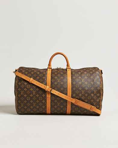 Louis Vuitton Pre-Owned Keepall Bandouliére 55 Monogram – Bruin