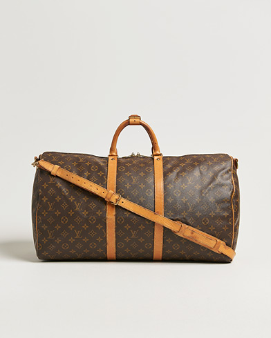 Louis Vuitton Pre-Owned Keepall Bandouliére 55 Monogram – Bruin