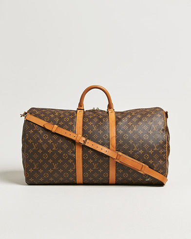 Louis Vuitton Pre-Owned Keepall Bandouliére 55 Monogram – Bruin