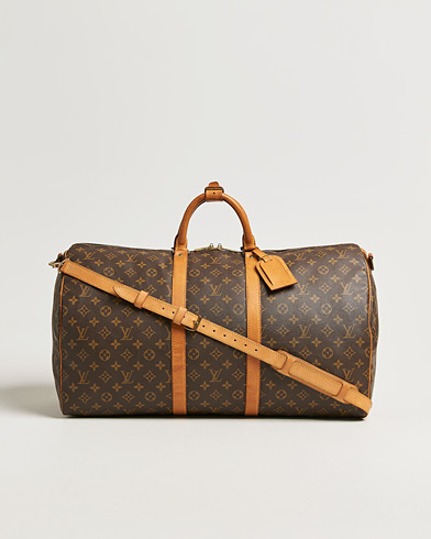 Louis Vuitton Pre-Owned Keepall Bandouliére 55 Monogram – Bruin