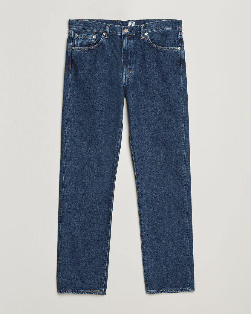 EDWIN Regular Straight Jeans Used Mid Blue – Blauw