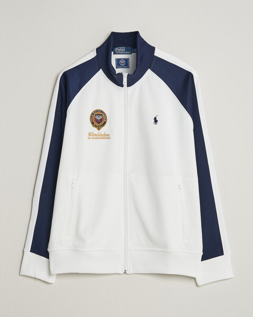 Polo Ralph Lauren Full Zip Pullover Ceramic White – Blanc