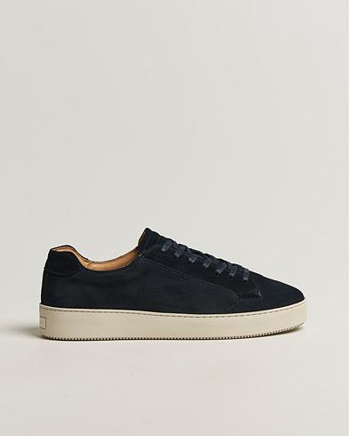 Tiger of Sweden Salas 2 Suede Sneaker Light Ink – Blauw