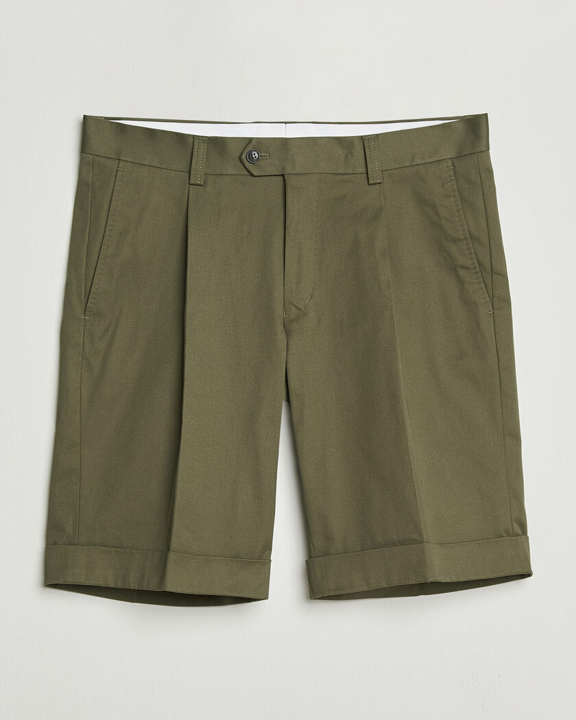 Tiger of Sweden Tenut Cotton Chino Shorts Kalamata Green – Vert