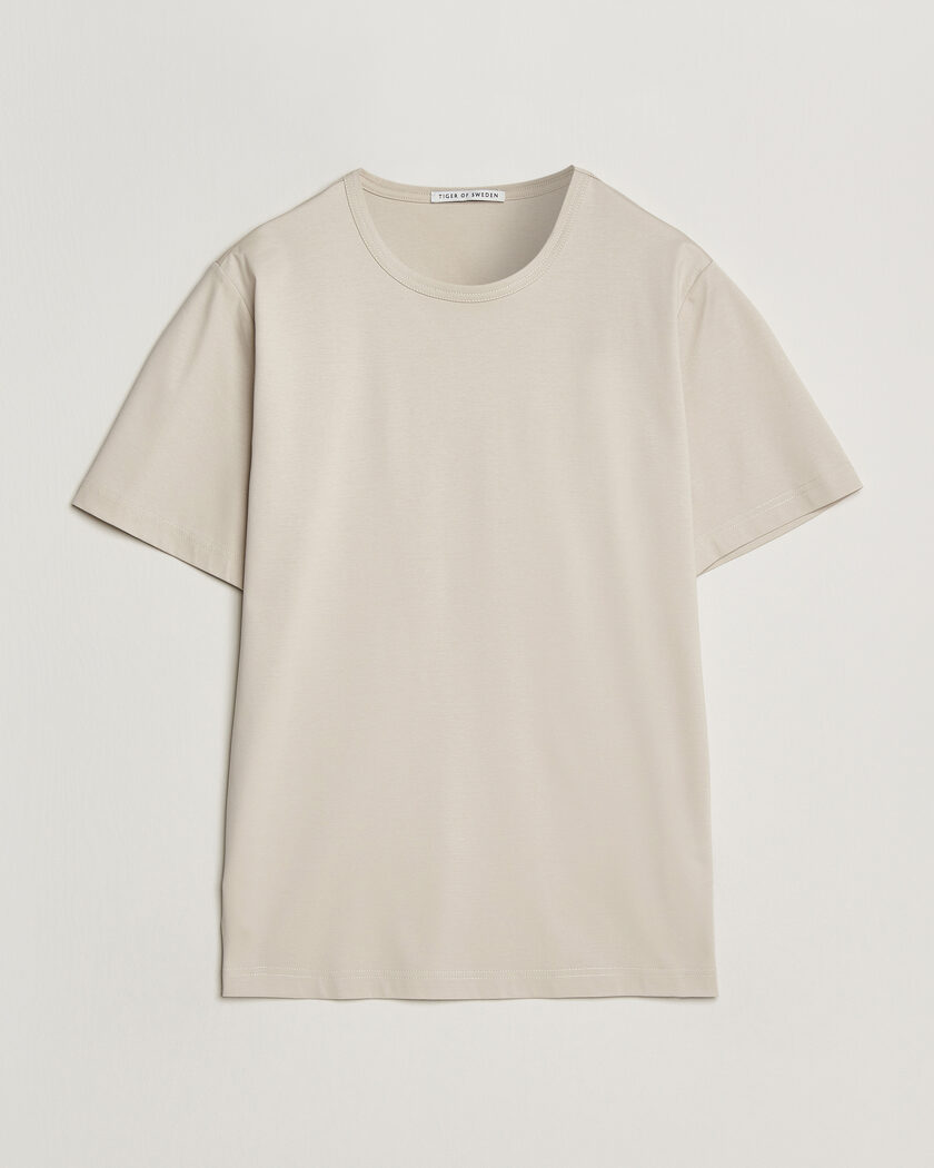 Tiger of Sweden Olaf Mercerized Cotton T-Shirt Seline Grey – Gris