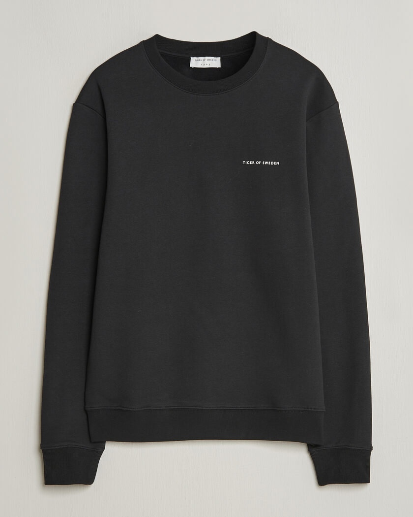 Tiger of Sweden Emerson Crew Neck Sweatshirt Black – Zwart