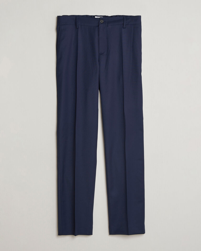 Filippa K Troy Tailored Drawstring Trousers Ink Navy – Bleu