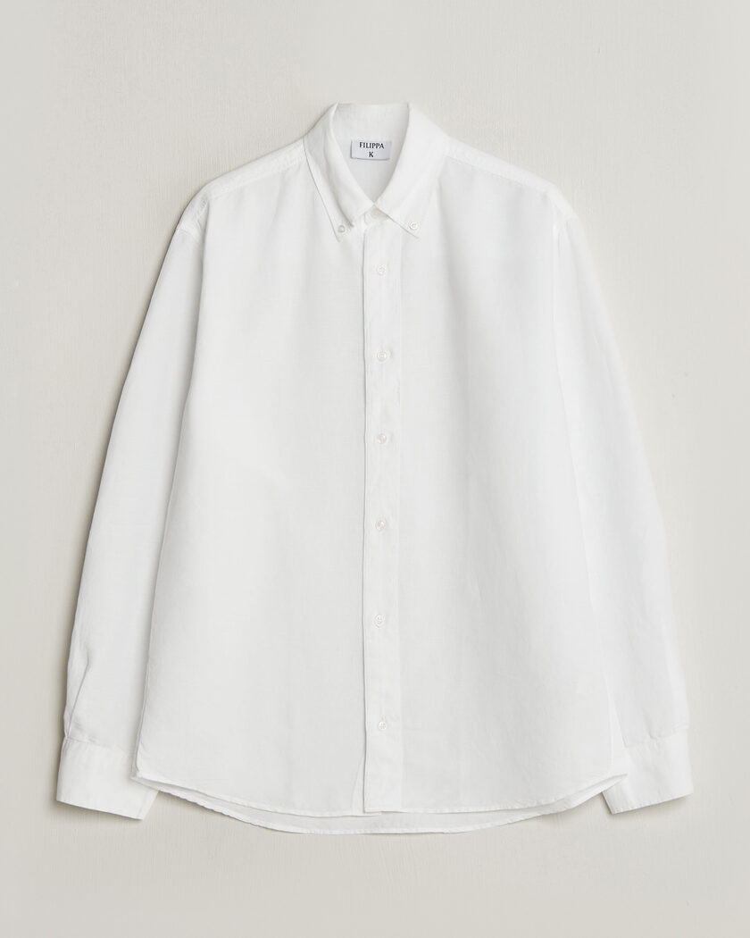 Filippa K Relaxed Cotton/Linen Shirt White – Wit