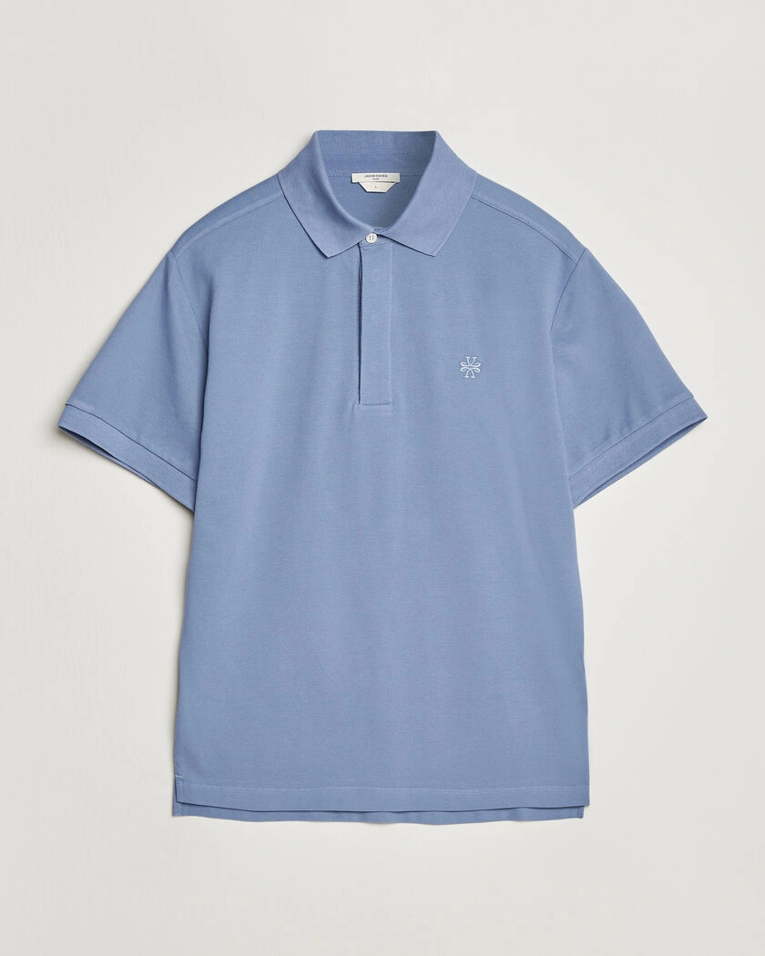 Jacob Cohën Cotton Polo Piquet Aviation – Bleu