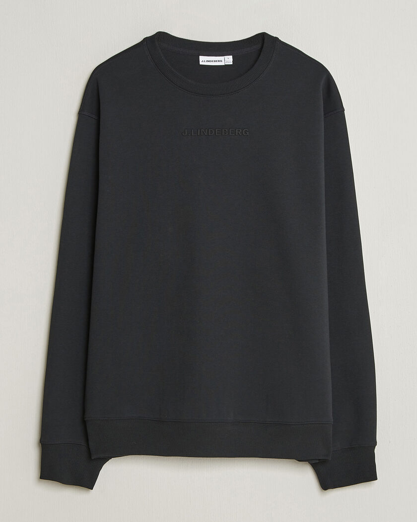 J.Lindeberg Club Crew Neck Black – Noir