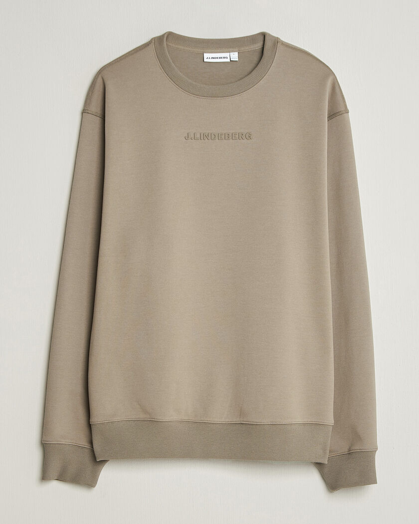 J.Lindeberg Club Crew Neck Brindle – Vert