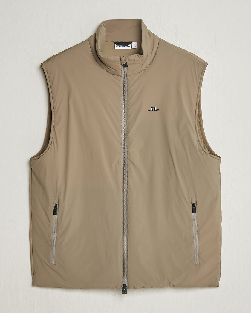 J.Lindeberg Timor Hybrid Vest Brindle – Vert