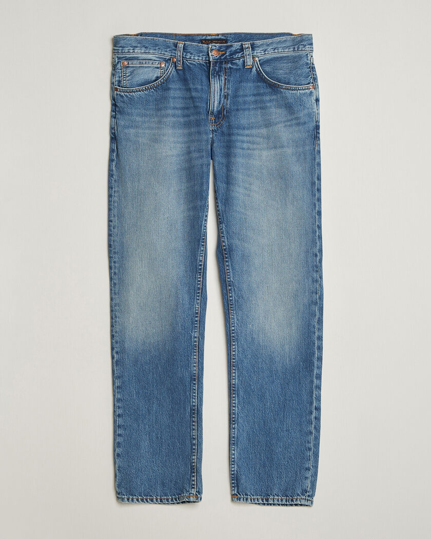 Nudie Jeans Gritty Jackson Jeans Cool Blue – Blauw