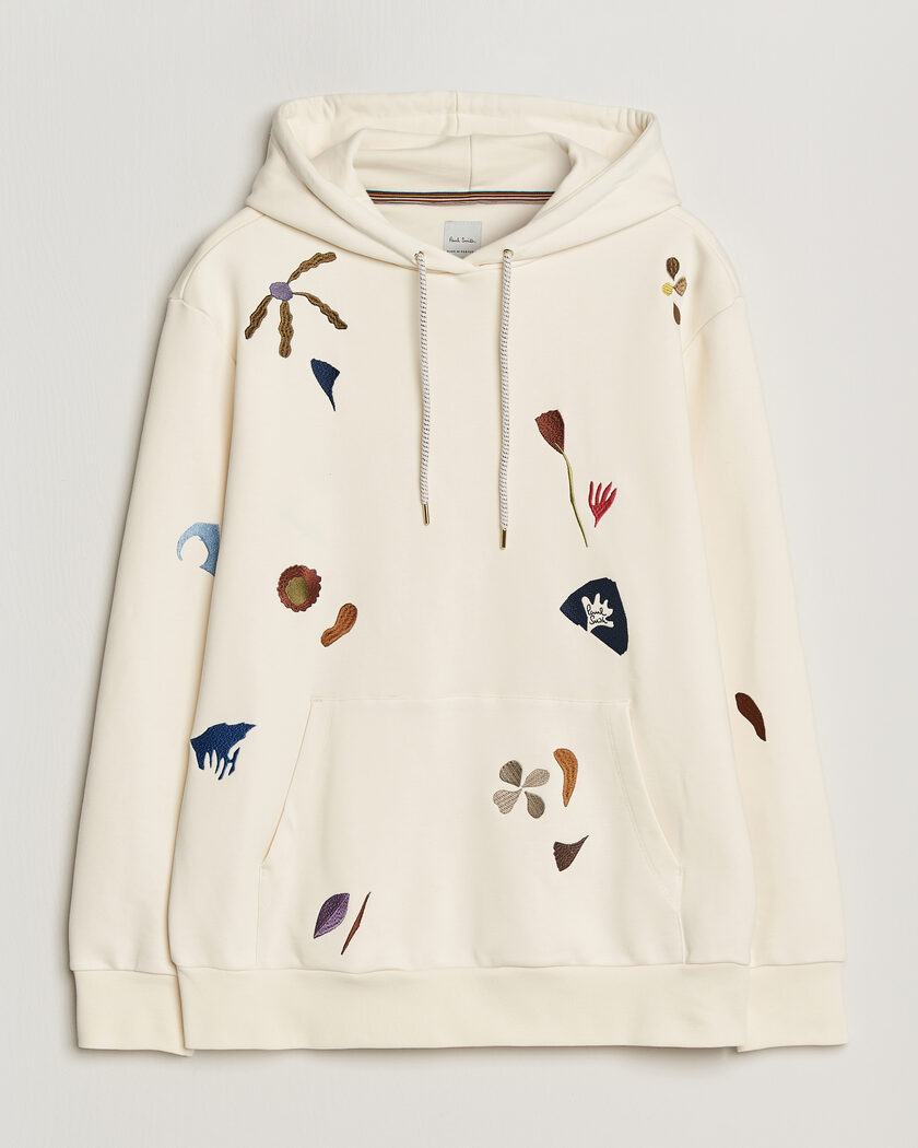 Paul Smith Embroidered Hoodie White – Wit