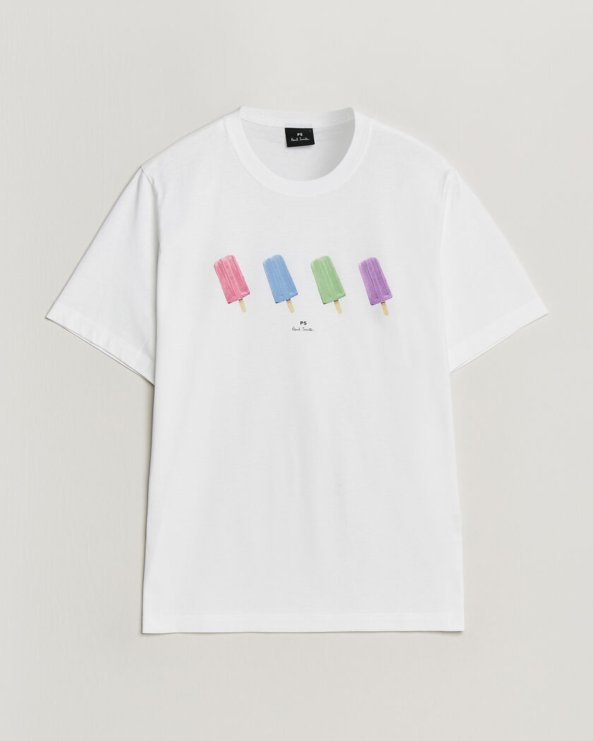 PS Paul Smith Lollies Printed T-Shirt White – Blanc