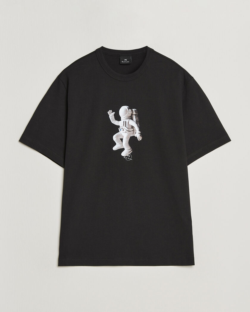 PS Paul Smith Astronaut Printed T-Shirt Black – Zwart