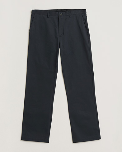 Sunspel Soft Cotton Drill Trousers Navy – Blauw