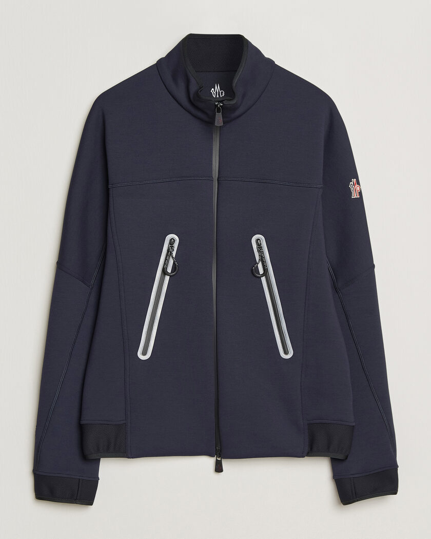 Moncler Grenoble Zip Up Cardigan Navy – Bleu