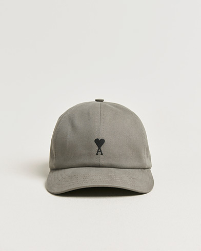 AMI Black Heart Logo Cap Carbone – Gris