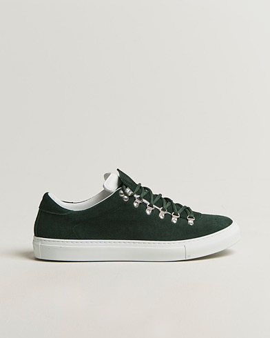 Diemme Marostica Low Sneaker Bottle Green Suede – Groen