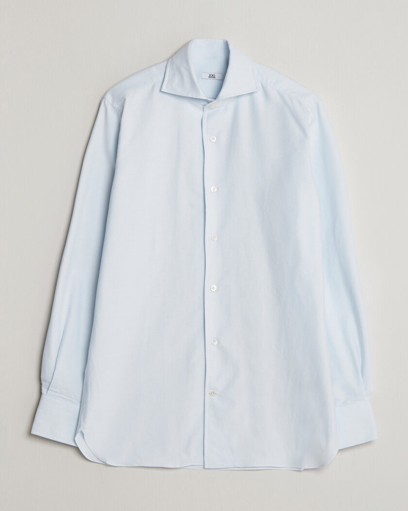 100Hands Washed Oxford Shirt Light Blue – Bleu