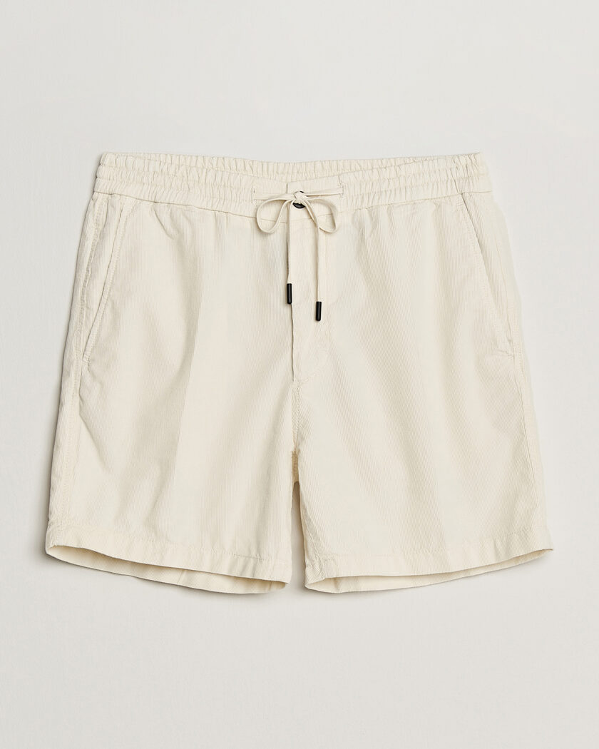 Incotex Baby Corduroy Drawstring Shorts Off White – Blanc