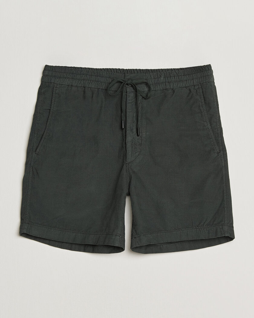 Incotex Baby Corduroy Drawstring Shorts Dark Green – Vert