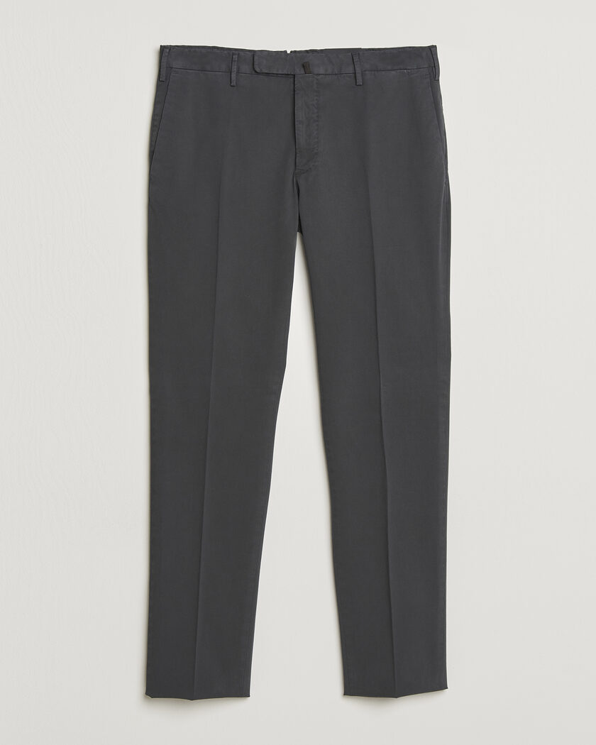 Incotex Slim Fit Comfort Chinos Dark Grey – Grijs