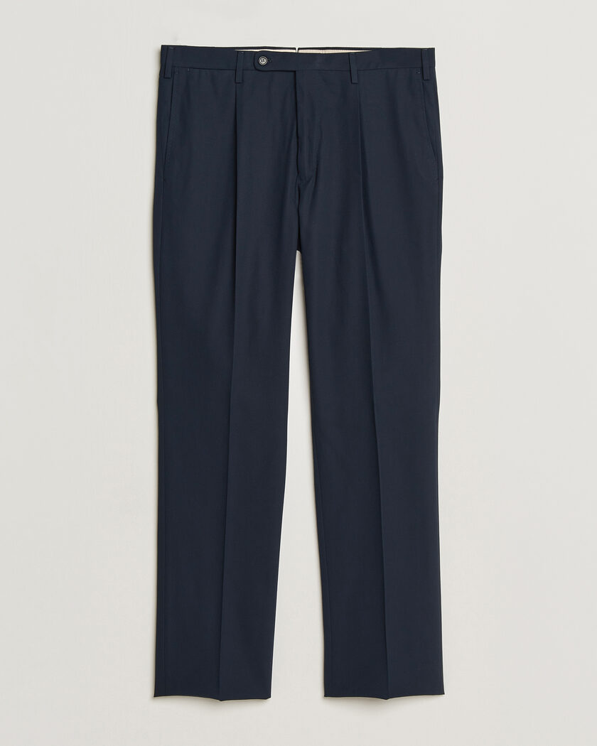 Incotex Ice Cotton Twill Pants Navy – Bleu