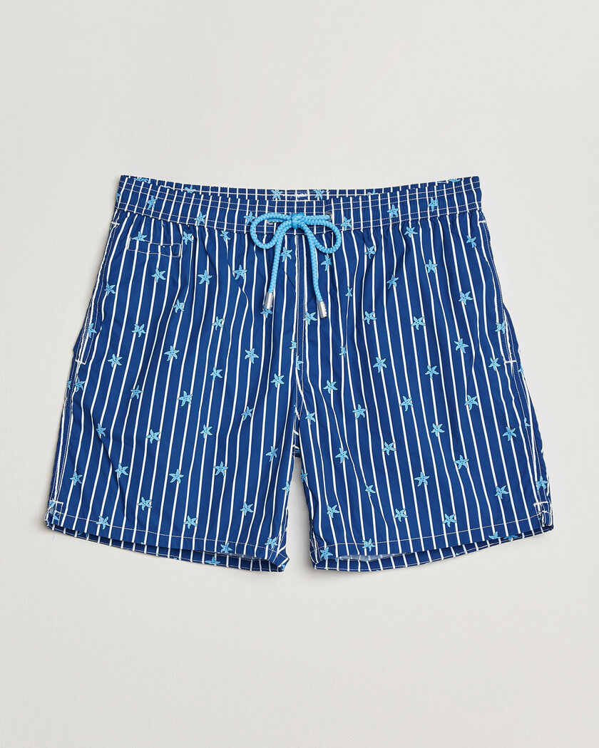 MC2 Saint Barth Printed Swim Shorts Blue Starfish – Bleu