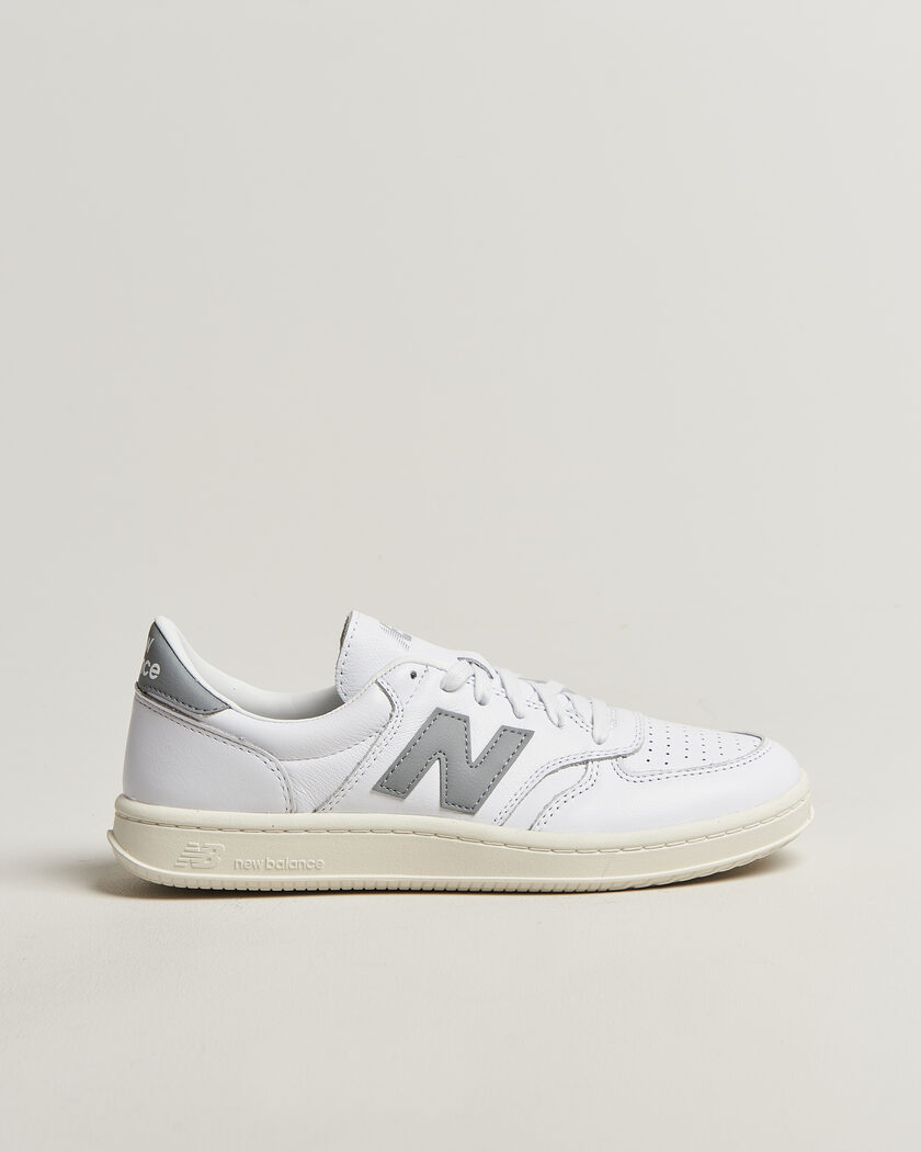 New Balance T500 Sneakers White/Grey – Blanc