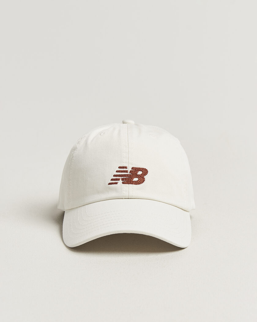 New Balance 6 Panel Logo Cap Sea Salt – Wit