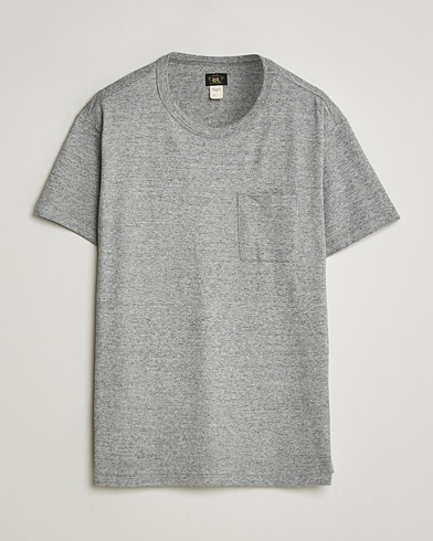 RRL 2-Pack Pocket Tee Heather Grey – Grijs