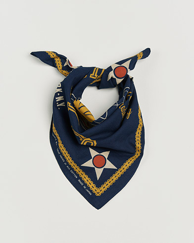 RRL Surplus Bandana Indigo/Gold – Bleu