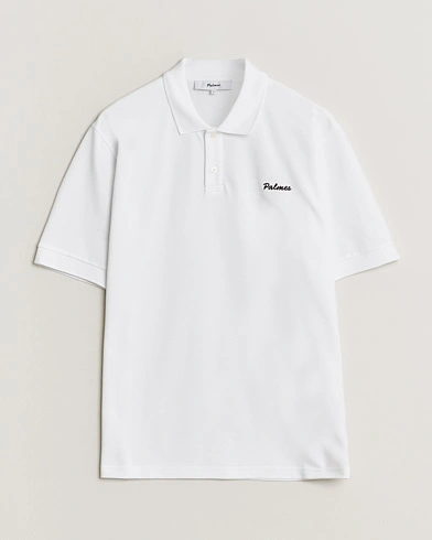 Palmes Stitch Piquet Polo White – Wit