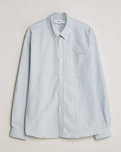 Palmes Deuce Oxford Shirt Light Blue Stripe – Blauw