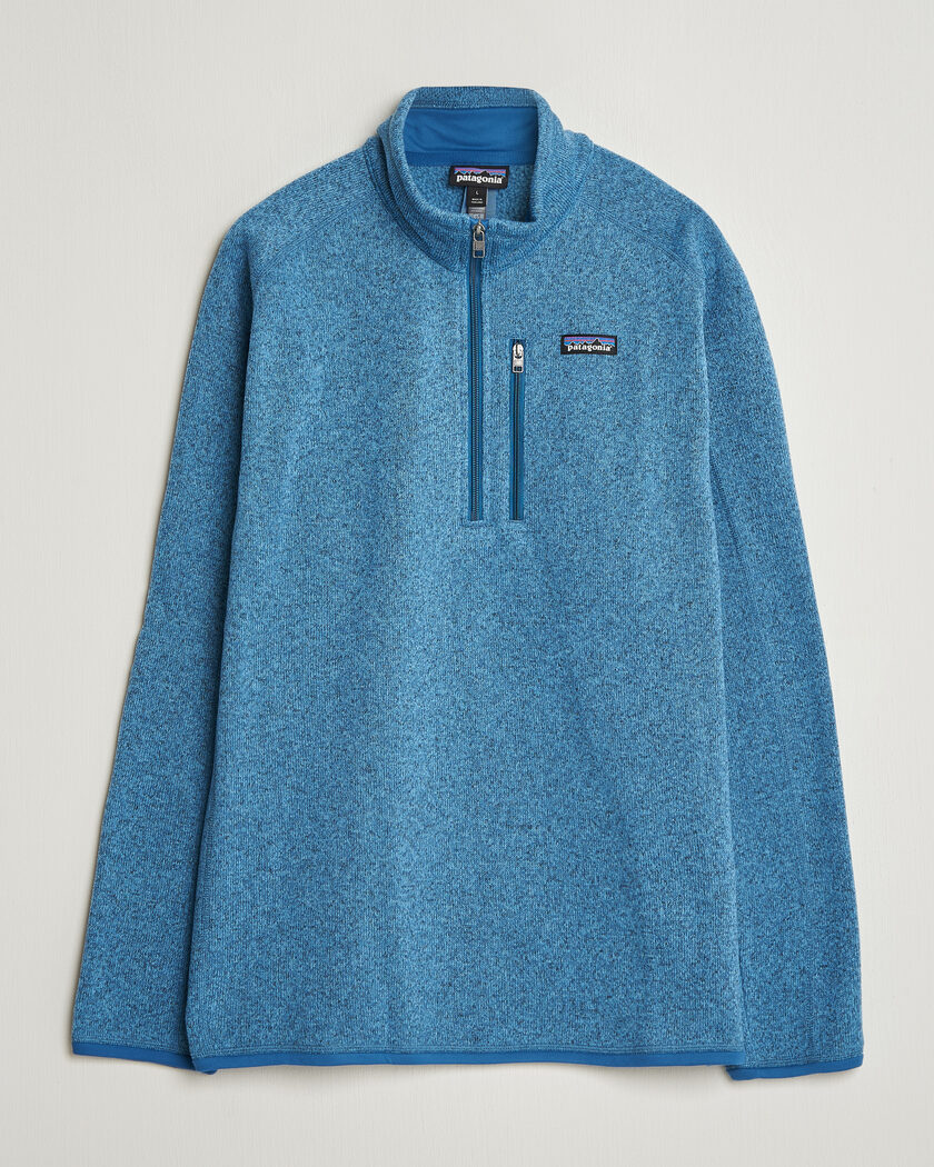 Patagonia Better Sweater Half Zip Fleece Jacket Aquatic Blue – Blauw