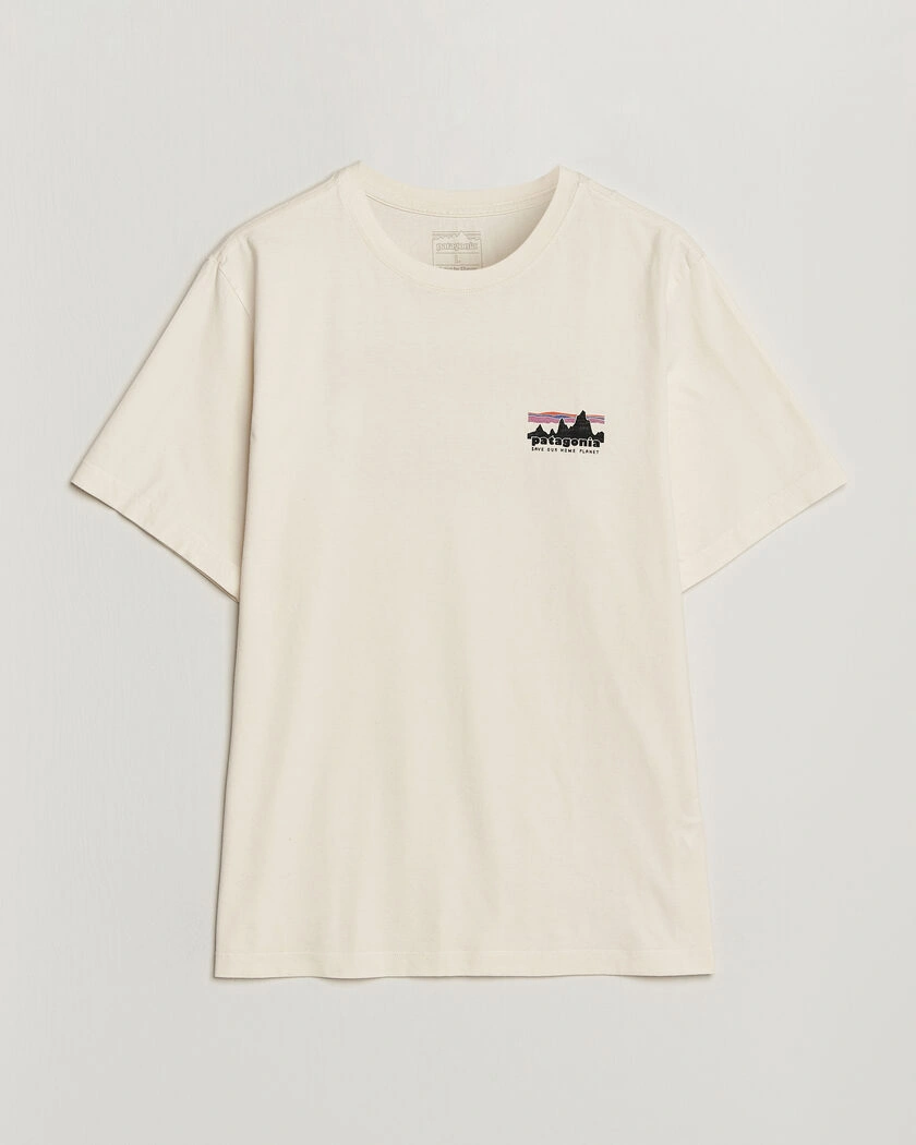 Patagonia 73 Skyline Logo T-Shirt Undyed Natural – Beige