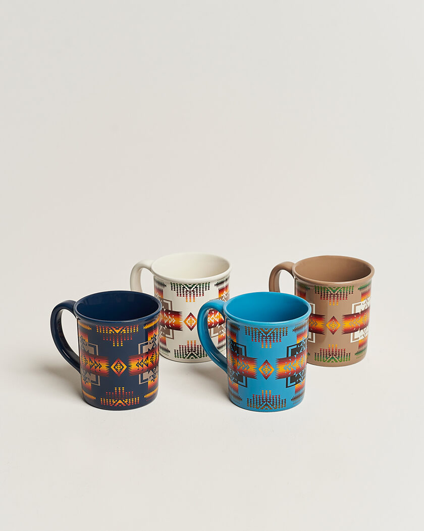 Pendleton 4-Pack Ceramic Mug Set Chief Joseph – Meerkleurig