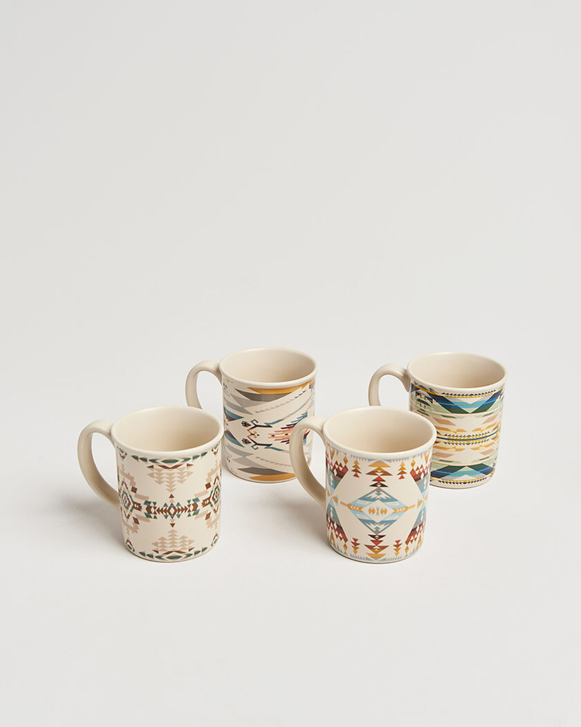 Pendleton 4-Pack Ceramic Mug Set High Desert – Meerkleurig