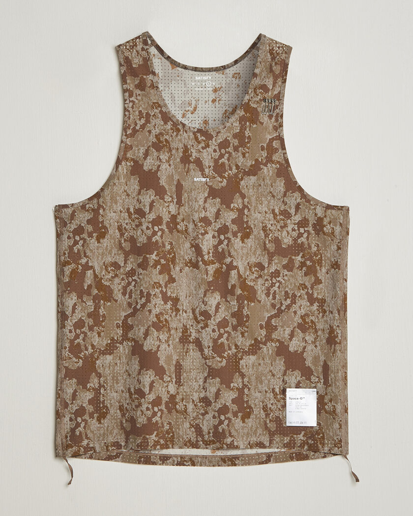 Satisfy Space-O Singlet Camo – Meerkleurig