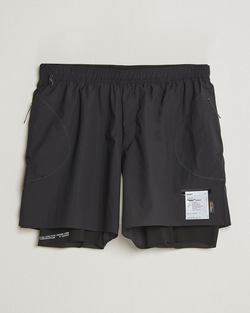 Satisfy Rippy Cordura 5 Inch Shorts Black – Noir