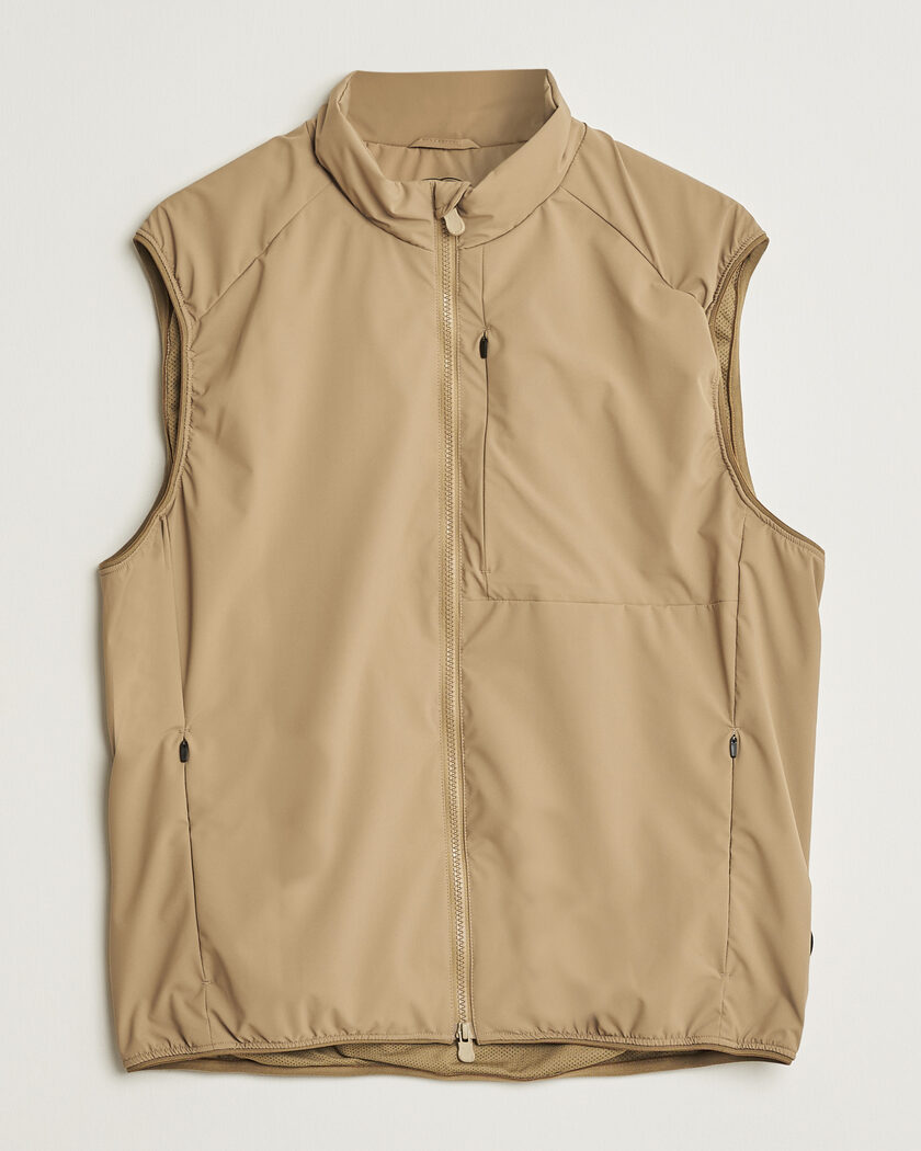 Save The Duck Joe Wind/Water Resistant Vest Khaki Brown – Beige
