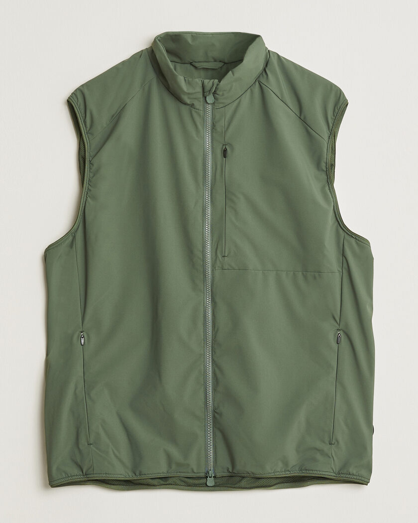 Save The Duck Joe Wind/Water Resistant Vest Thyme Green – Groen