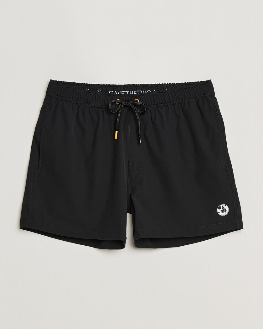 Save The Duck Plain Drawstring Swimshorts Black – Zwart