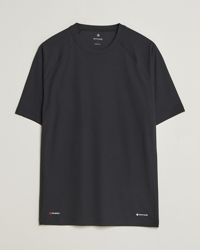 Snow Peak Polartec Power Dry T-Shirt Black – Noir