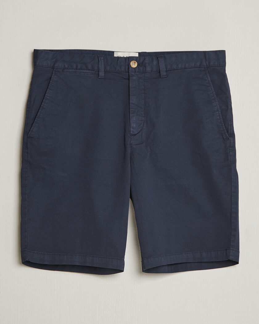 GANT Regular Sunfaded Shorts Evening Blue – Bleu