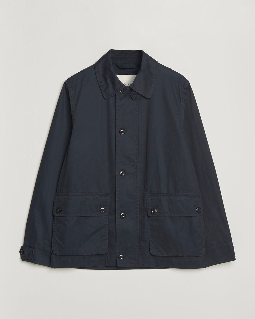 GANT Cotton Decker Jacket Black – Zwart
