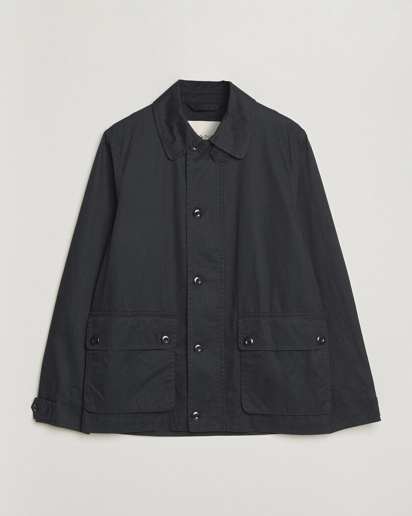 Gant Cotton Decker Jacket Black – Noir