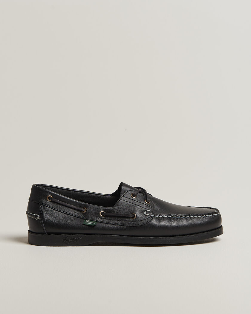 Paraboot Barth Boat Shoe Black – Zwart